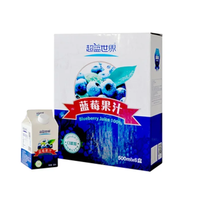 
Limited time discounts low-fat rich aroma sterilized 100% purity blueberry drink 