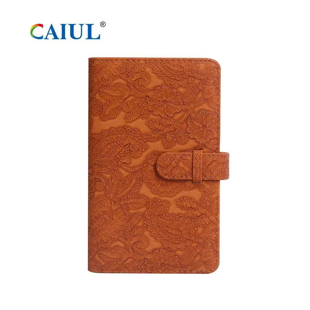 CAIUL 128 Pockets Fujifilm Instax Mini Film Embossed PU Leather Photo Album