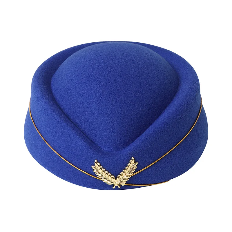 WOOL BERET Leather Trim Hat Army Cap Navy High Quality Cheap MILITARY PURE Mens Blue Plain Striped Unisex OEM UNIFORM Style TIME (1600478279112)