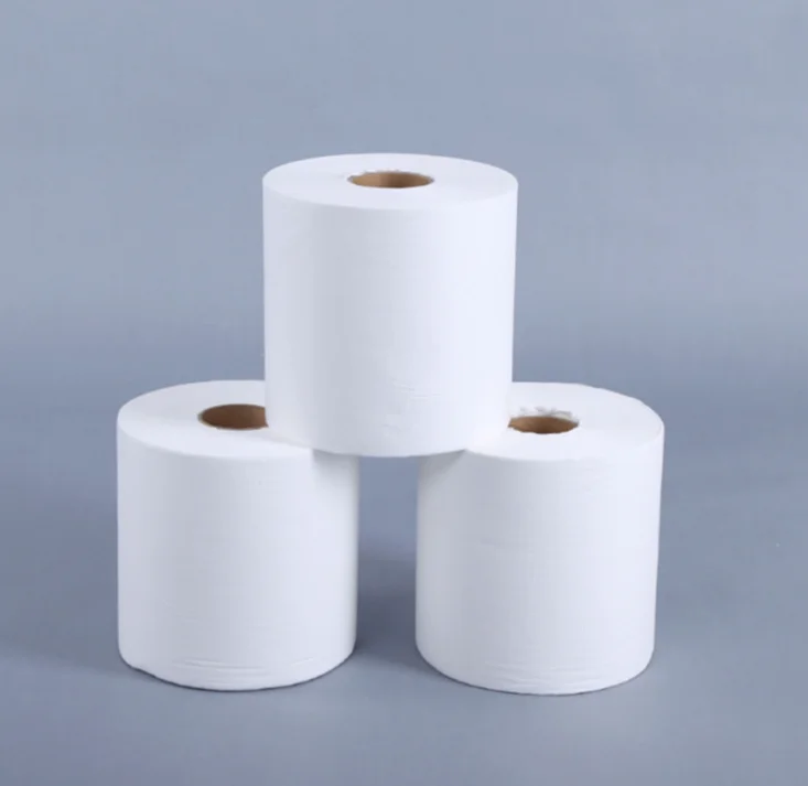 
Perforated Spunlace Cellulose Polyester Non Woven Industrial Disposable Lint Free Oil Absorbent Cleaning Dry Wipe Roll 