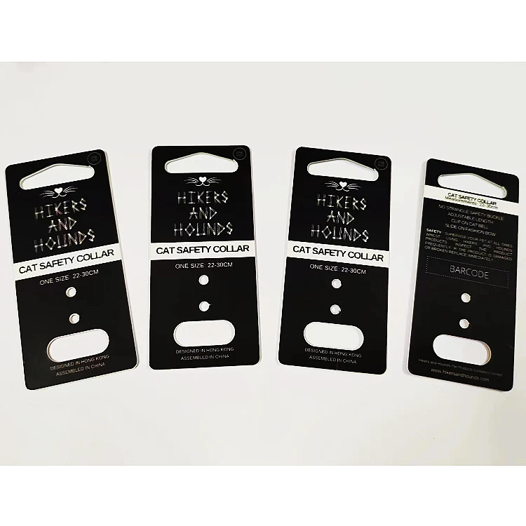 Пользовательская печать изображений на черном фоне уникальный дизайн толстый картон толщина 2 мм водонепроницаемый собачий ошейник
