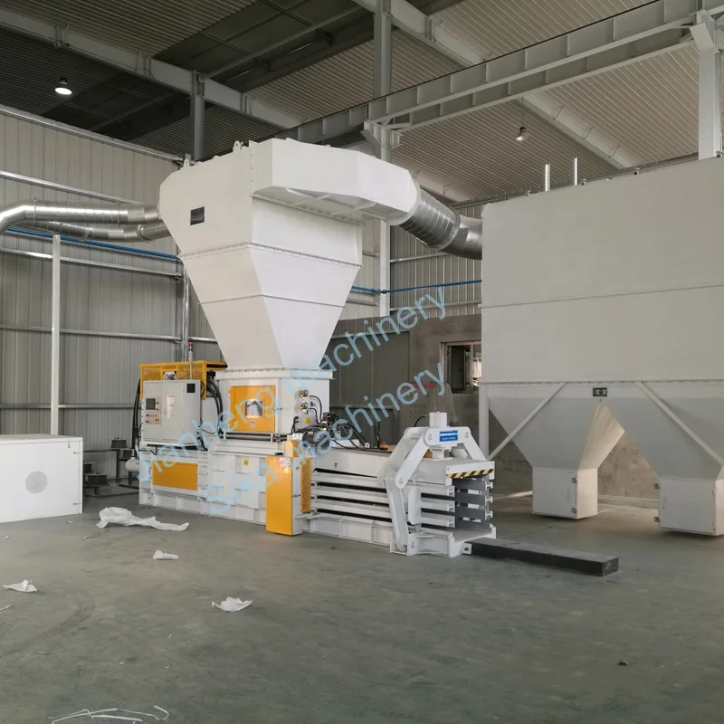 Automatic horizontal waste paper cardboard plastic compress machine baler machine