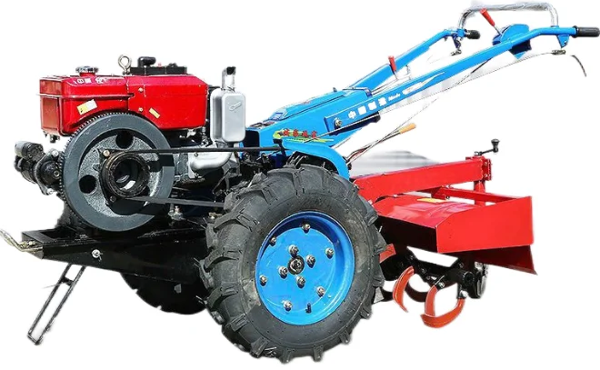 Electric starting water and drought dual purpose walking tractor, 8-22 horsepower walking rotary tiller, portable small ridger