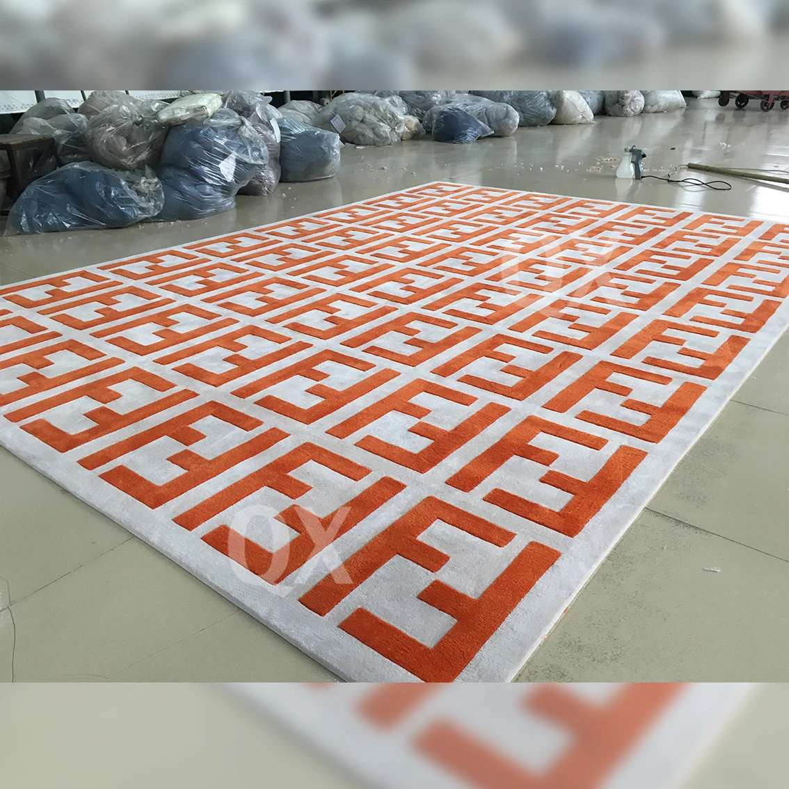 Fancy Persian Carpet Loop Pile Carpet Area Rug Washable Carpets and Rugs Living Room Custom Non Slip Mats Easy to Clean