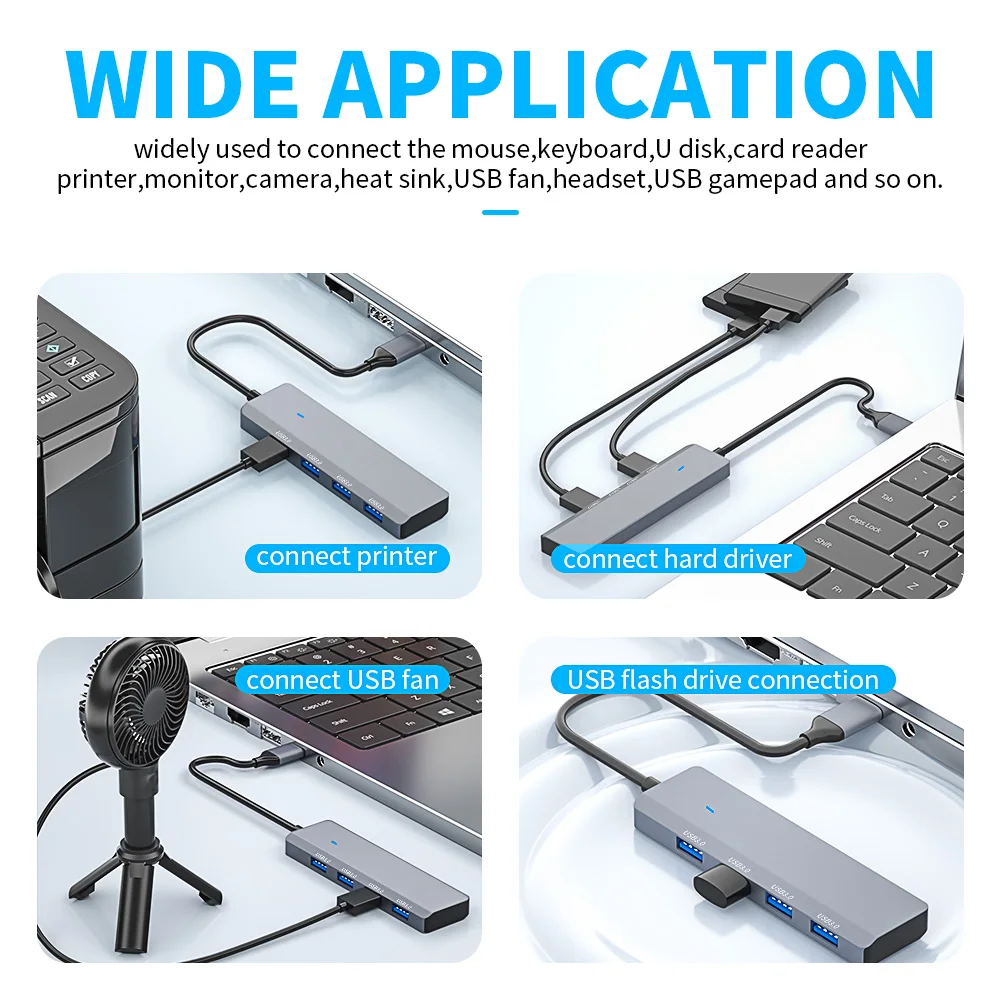 7 In 1 Usb C Hub USB 3.1 Type C Hub With 4K HD MI SD + MicroSD Card Reader Type-c Port Usb Hub For laptop