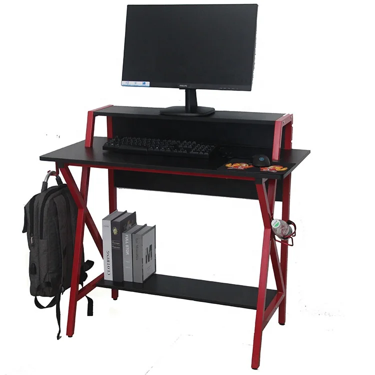 
2019 new best selling home gaming desk and game desk with red color 
