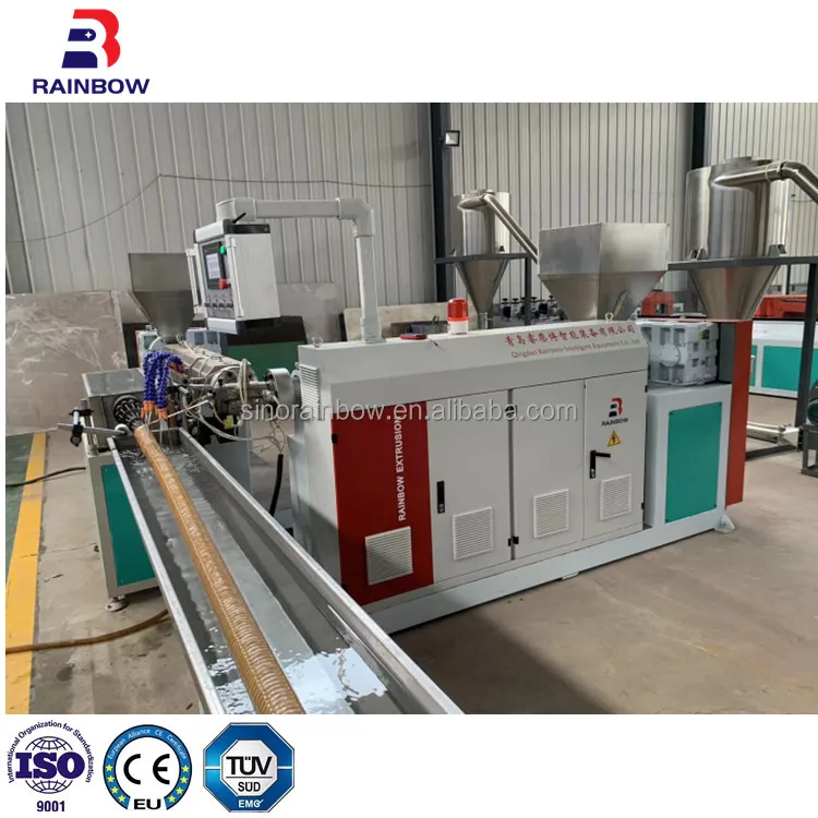 PVC Spiral Reinforced Suction Discharge Hose Pipe Making Machine PVCSuction Tube Production Line