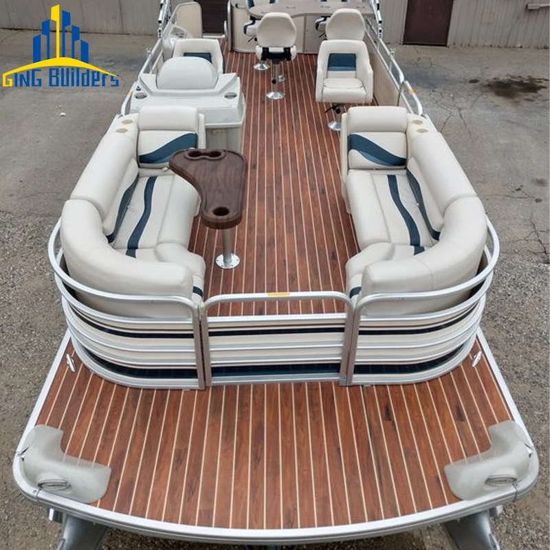 Gingbuilders Hign Quality Outdoor Holly Brown 120Mmx240Mm Composite Rhombus 2,40Gx1,20 Foam Eva Wooden 6Mm Foam Boat Flooring