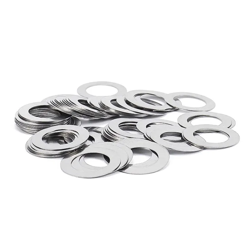 low price White PTEF Spacer PTFE shim Plastic Washer DN450 with oil ring teflons shim
