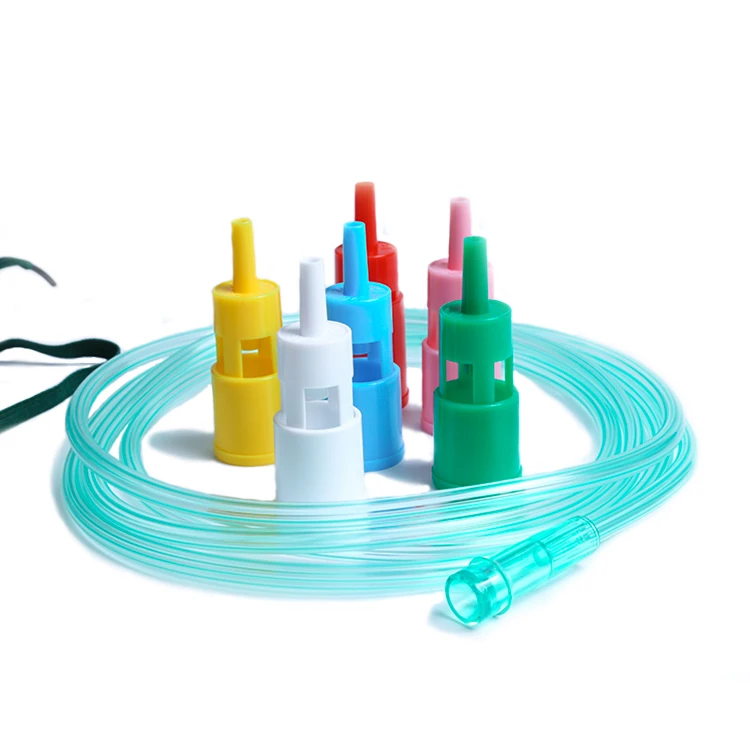 
Adjustable Types Surgical Adult Venturi Oxygen Mask With 6 Diluters 