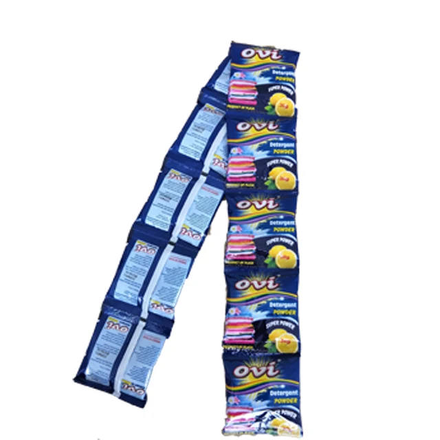 Small plastic bag packing high foam  washing powder for wholesale