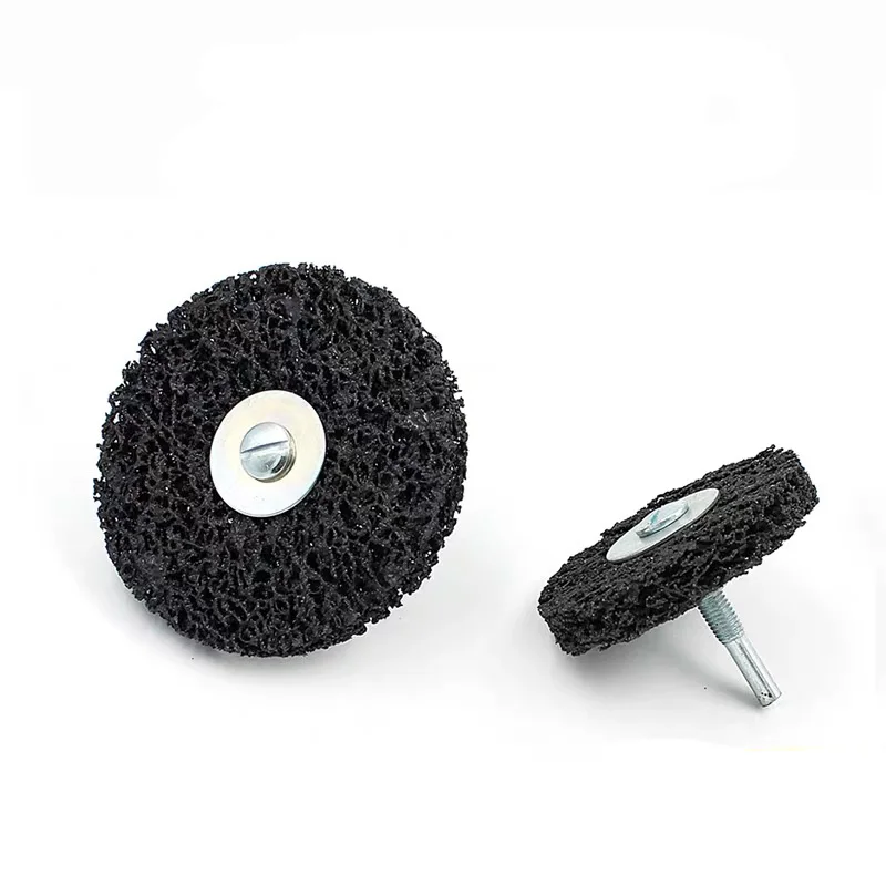 black purple blue Ceramic Zirconia metal silicon carbide clean strip disc  6mm shaft for rust removal abrasive grinding wheel