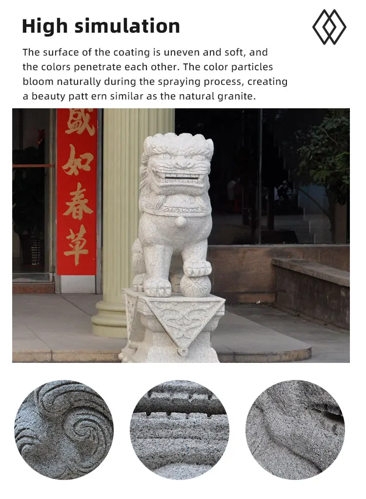 Salux Marble Stone textured Effect Spray Paint for Exterior Wall water base