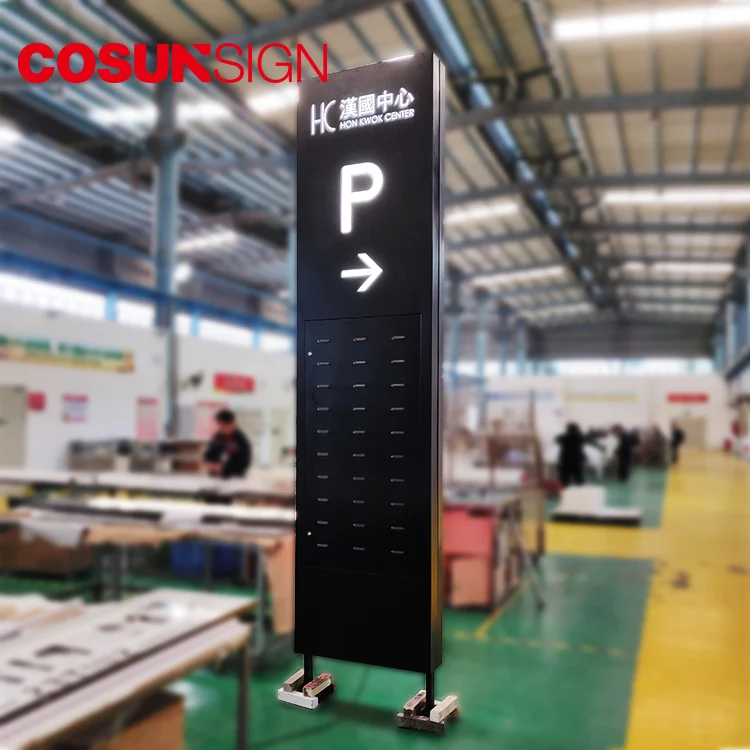 single post pylon sign outdoor