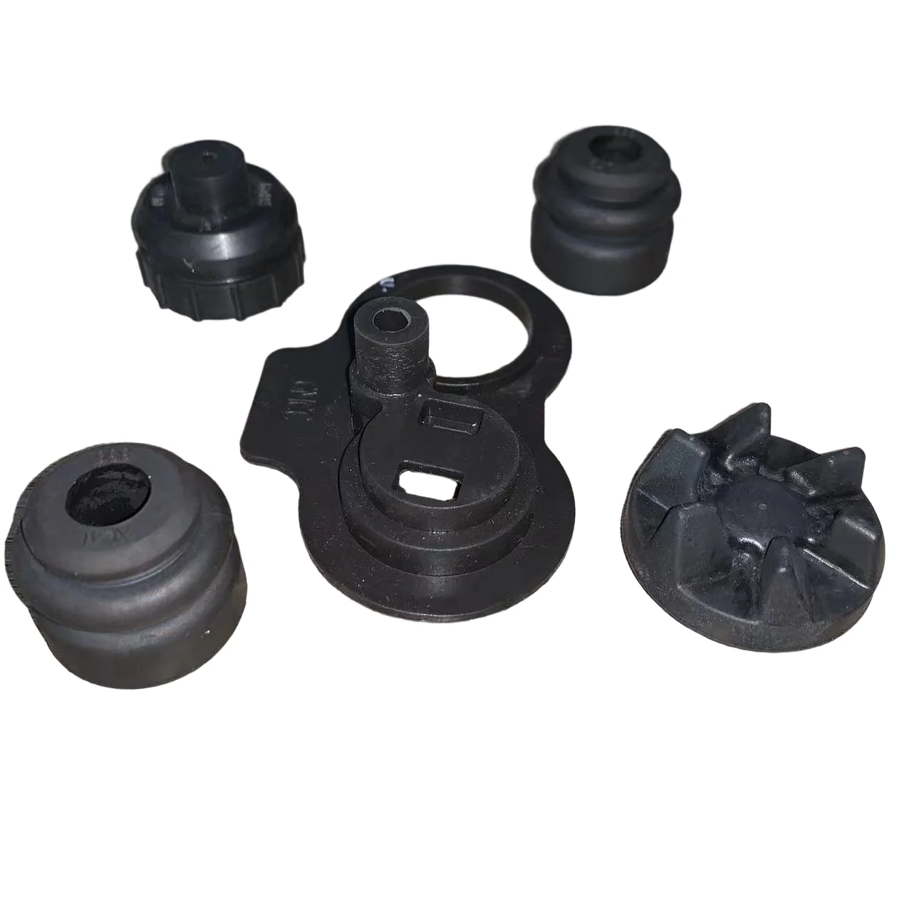 Commonly Used Shock-absorbing Compressor Shock-absorbing Cushion Pads Round Black Rubber Feet Supports For Chemical Compressors