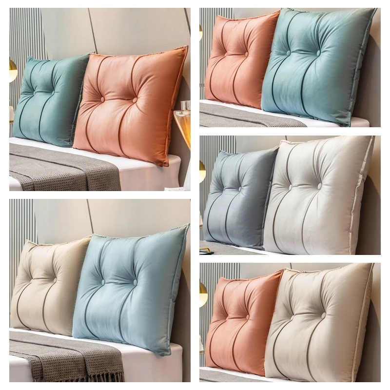 Top selling Washable Classical Soft Comfortable Bed Backrest Artifact Rectangular Bedside Pillow