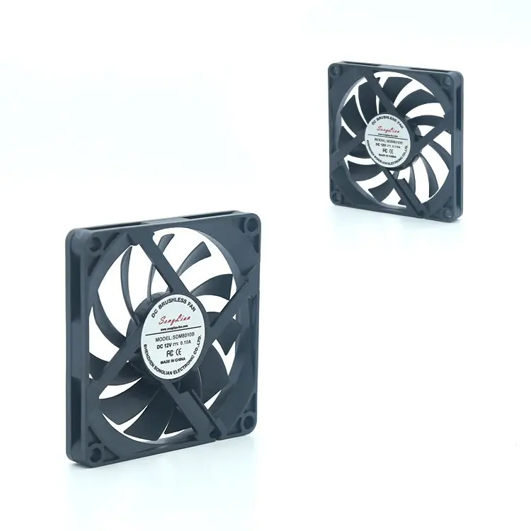 80X80X10mm 80mm 8cm 8010 5V 12V DC Axial Brushless Fan Cooling 12V Hydraulic Ball Bearing CE Approved DC Computer Fan