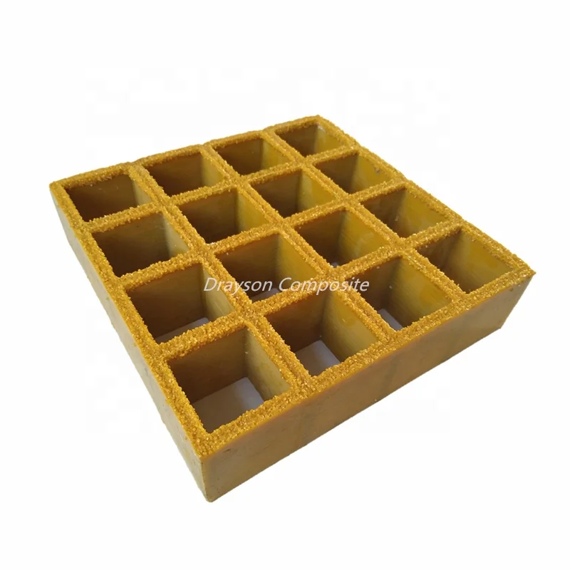 
Molded FRP Fiberglass Industrial Heavy Duty Plastic Flooring Grating 