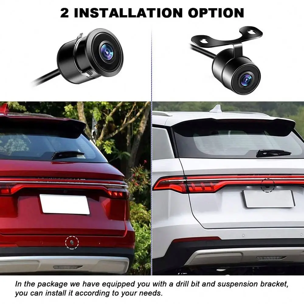Car Vehicle AHD Rear View Reverse Camera 1000TVL 720P Reversing Camera Waterproof IP69 18.5mm HD Parking Cam For Car Radio