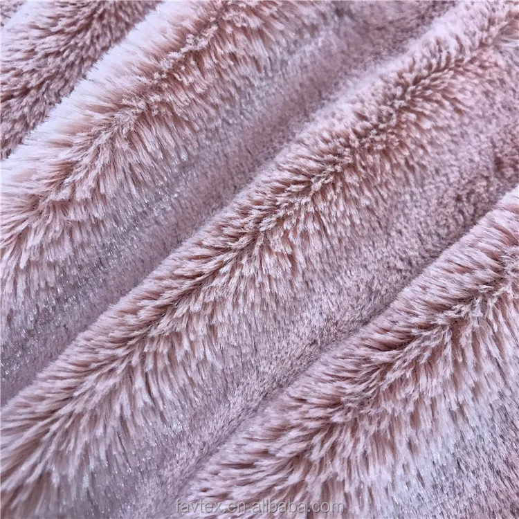 15MM Polyester  PV Plush Fabric For Making Soft Toys