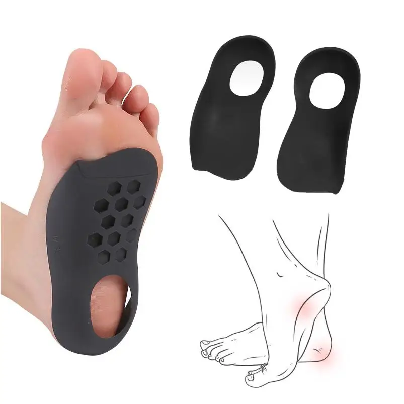 Shoe Insoles palmilha Silicone Breathable Jump Orthotic Popular Men Custom Made Gel Low Price Plantar High Heel Indoor Insole