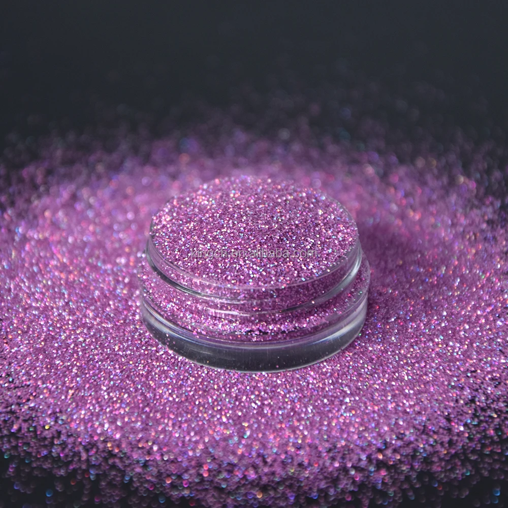 wholesale 0.1mm polyester holographic gold fine glitter powder