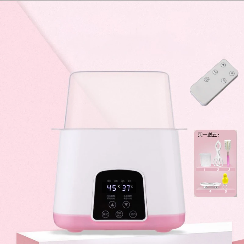 2023 Hot Selling Portable Bottle Warmer Smart LED Display Quick Milk Heater with Sterilizer Multifunctional