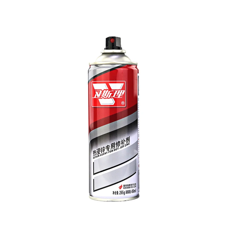 Manufacturer Heat Resistance Repairing Hot Dipping Zinc Spray Paint