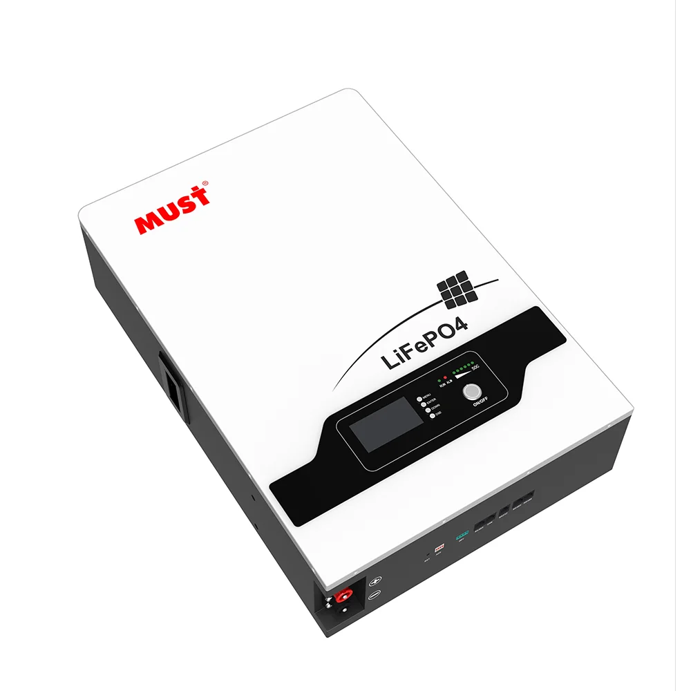 MUST LP16-24100: 2.56kWh High-Efficiency LiFePO4 Battery With WiFi LCD Monitoring and Versatile Mounting Options