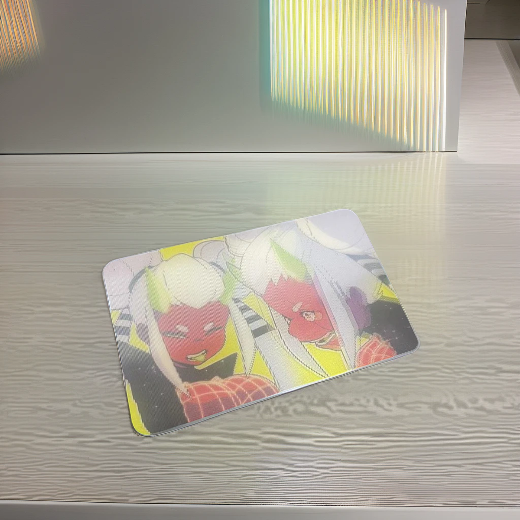 3D Lenticular Card Custom Size PET PP PVC Plastic Card with Different Materials And Changing Ways Accept 2 Change Or more