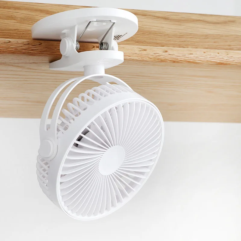 All copper brushless motor Mini USB Plug Portable Fan for Baby Stroller Battery Operated Clip on Mini Desk Fan