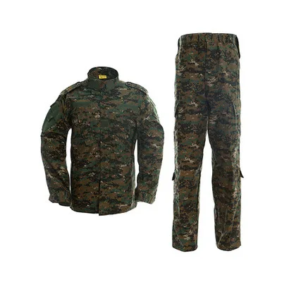 Custom Army Combat ACU Woodland Camouflage Ripstop Tactical Clothing Cheap  Frog  military uniforms suits