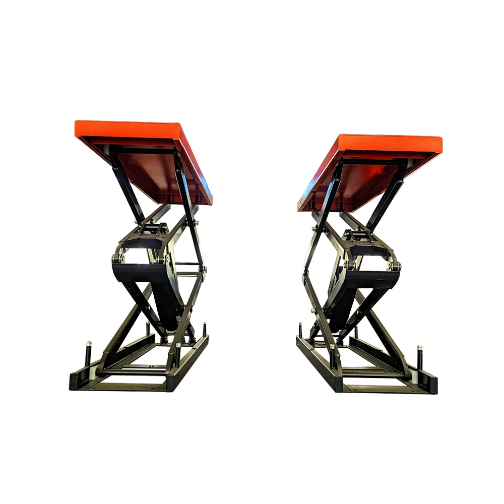 CE Customized Scissor Car Lift under ground Quick Jack Car Lifts For Car Work