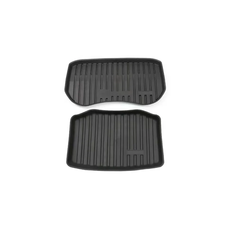2021 For Tesla Model 3 Interior Car Accessories Parts 3-Pcs TPE Front Trunk Car Mats for Floor Position