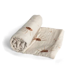 Supper Soft Breathable Flower Baby Blanket Swaddle Muslin Swaddle Blankets