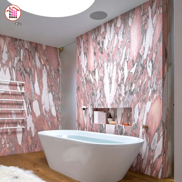 Natural Marble Stones Slab Pink Norwegian Red Slabs Floor Tile And Marbles Price For House