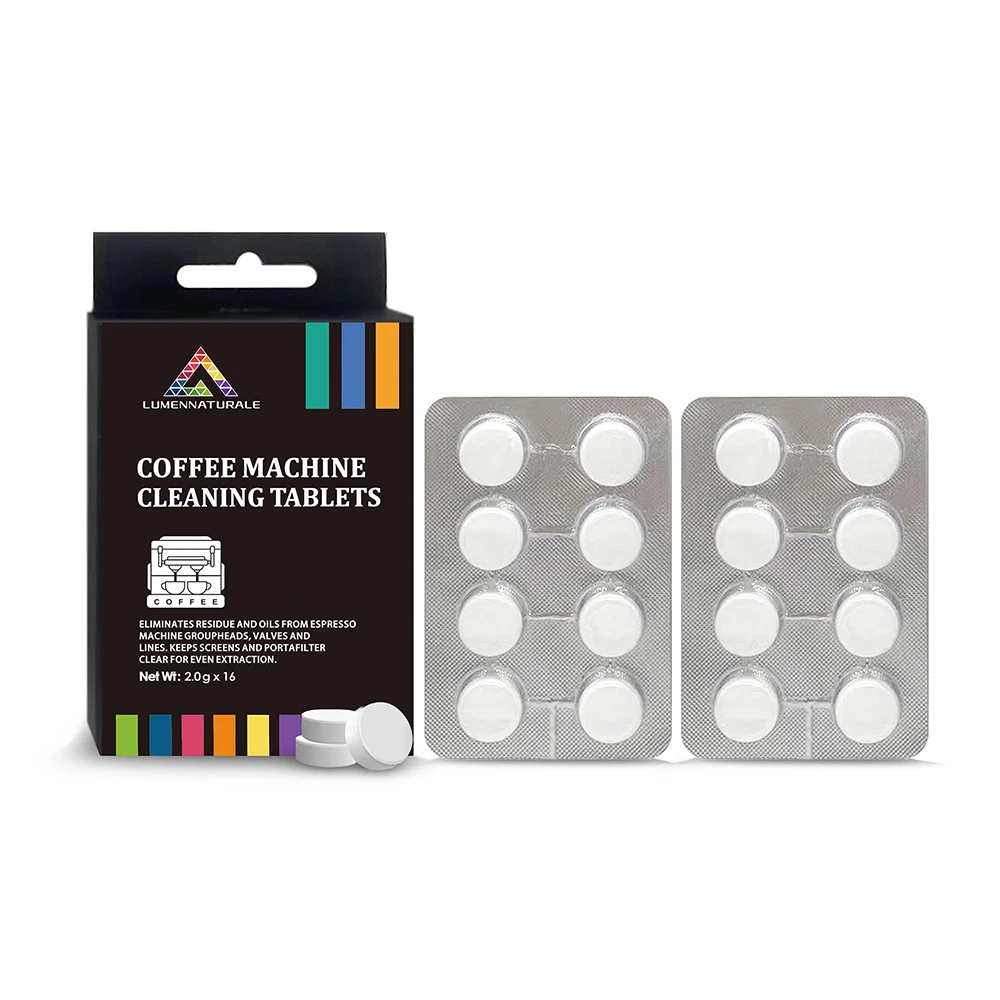 Automatic Coffee Machine Cleaning Detergent Tablets remove coffee oils and residues cleaner coffee machine cleaning tablet OEM