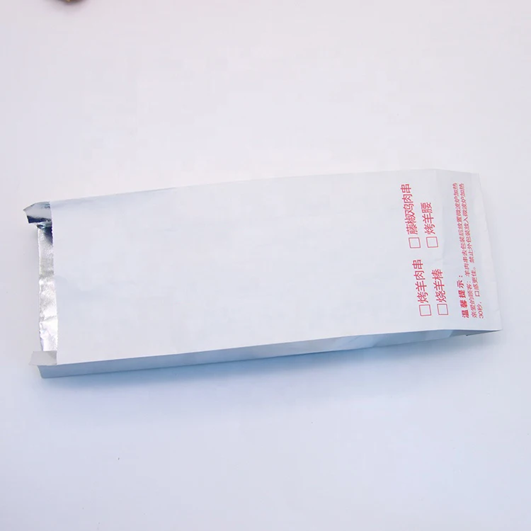 Kingwin Custom Logo Greaseproof Takeaway Kraft Packaging Fast Food Paper Bags For Barbecue Fried Chicken