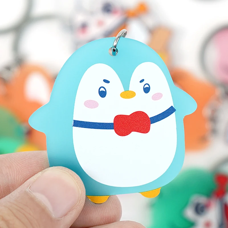 VOGRACE Make Your Own Design Custom Printed Frosted Acrylic Keychain