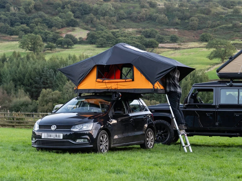Heavy Duty Four-Season Wholesale Self-driving Travel Side Open Large Size Family Outdoor Camping Car Roof Top Tent