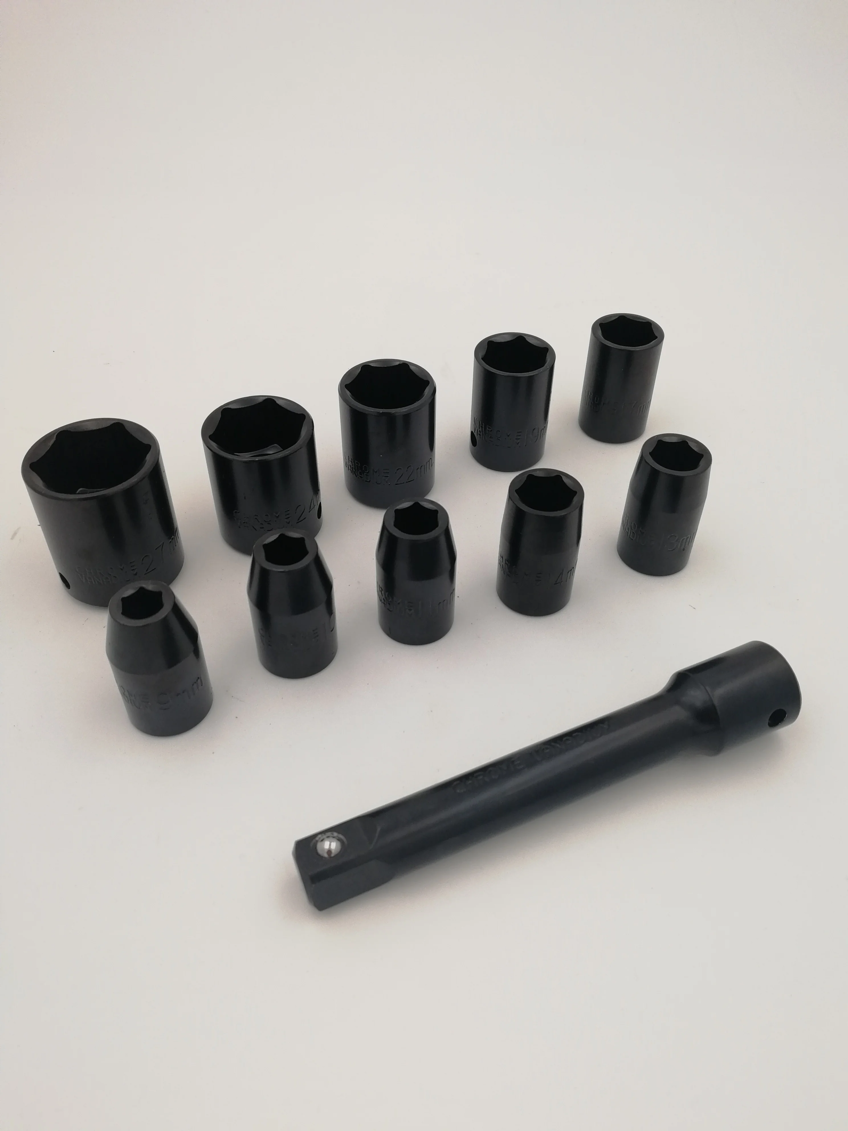 
17PCS 1/2' AIR IMPACT WRENCH KIT, 17PCS PNEUMATIC TOOL SET 