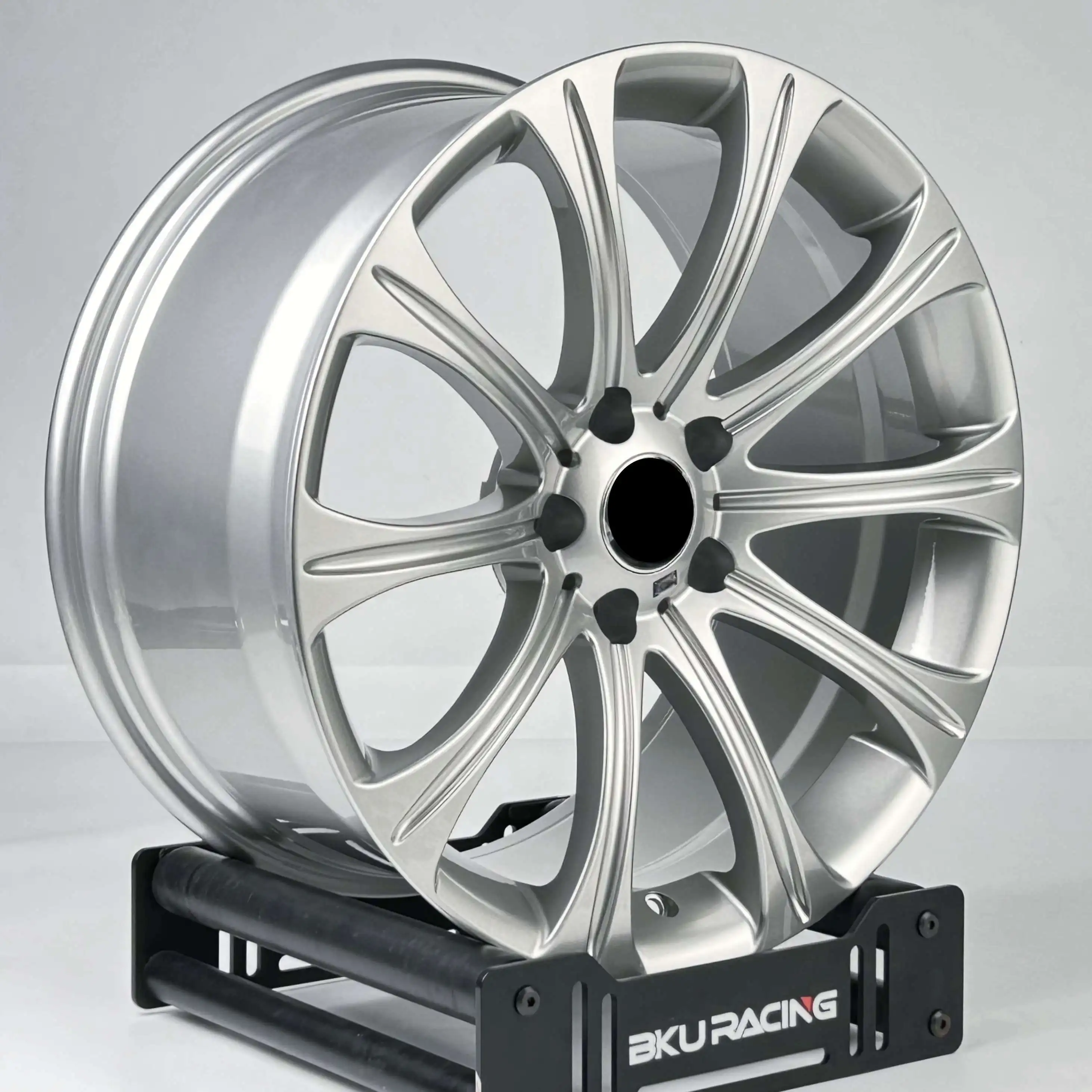 BK Style 166 5x120 Wheels 19 20 inch Rims Sliver 10 Spoke Alloy Passenger Racing Car Wheels For BMW E90 E46 E60 E61 F10 F30 E39