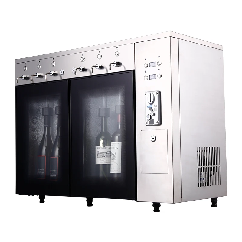Диспенсер для вина РЕФРИЖЕРАТОРНЫЙ из нержавеющей стали OEM/ODM 6 бутылок диспенсер продажи