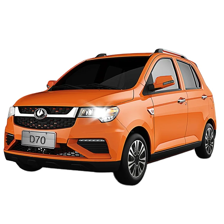 China-Made D70 Model Electric Car Long Range Low Speed Strong Power Manual Gear Box Light Interior Work Transportation 50KW