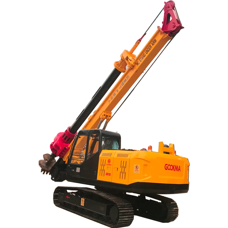 10 - 90m piling rig for foundation drilling bridge drilling with Cummins engine factory direct sell lock rod rotary drilling rig