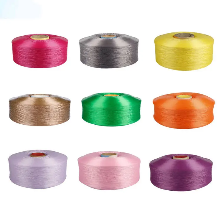 Yarn Polypropylene 600D 900D Colorful Flat FDY PP Yarn for High Tenacity Polypropylene Webbing
