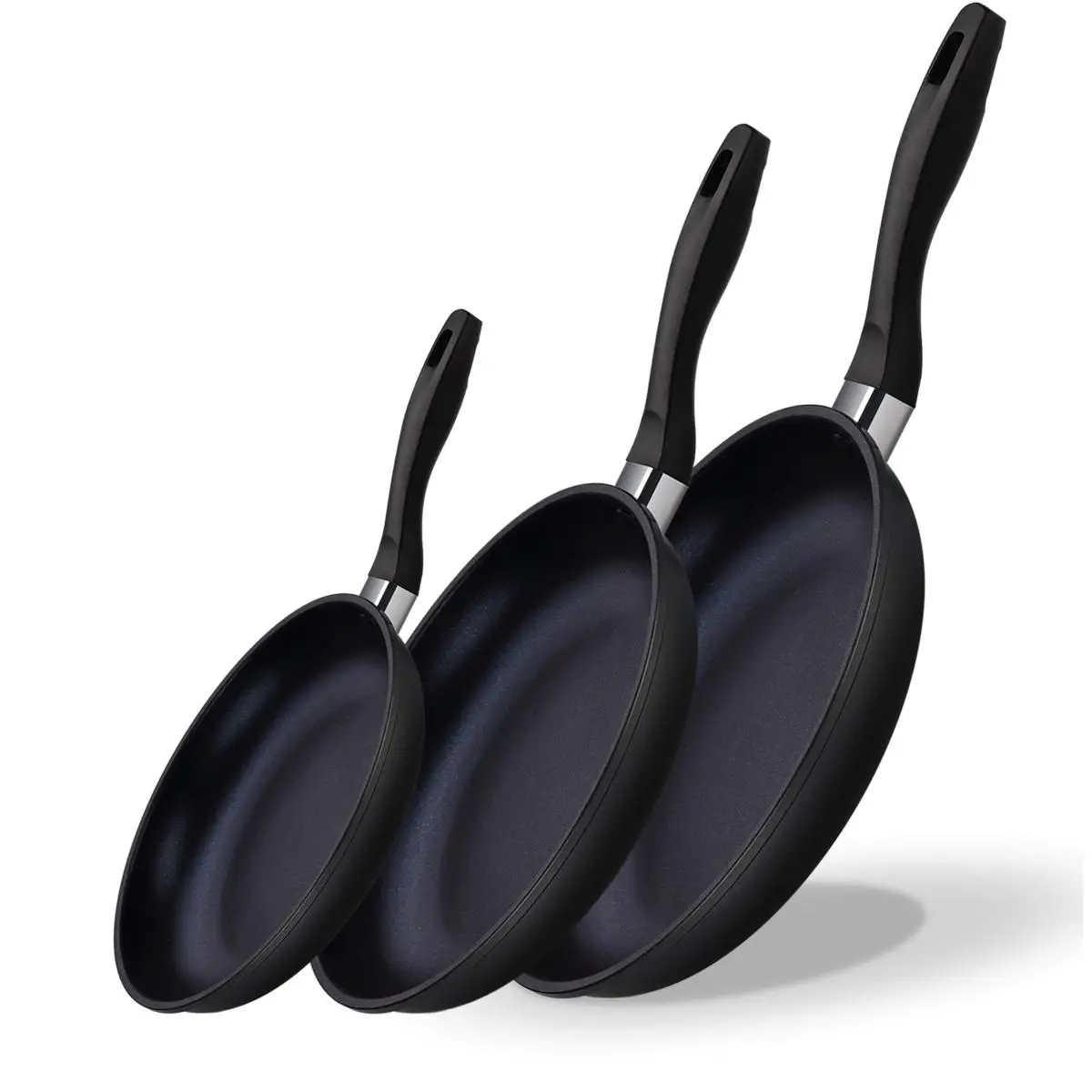 Forged Aluminium Nonstick Coating Frying Pan 3PCS  SKILLET  SET