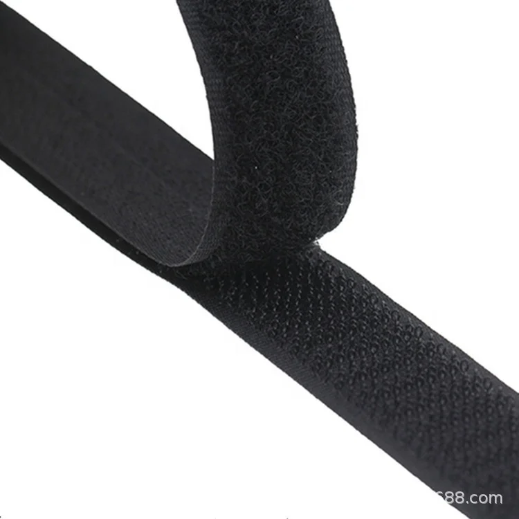25mm 38mm 50mm 75mm 100mm Hook and Loop Tape Male and Female Reusable Wellcroes Tape Nylon Polyester material for Jackets