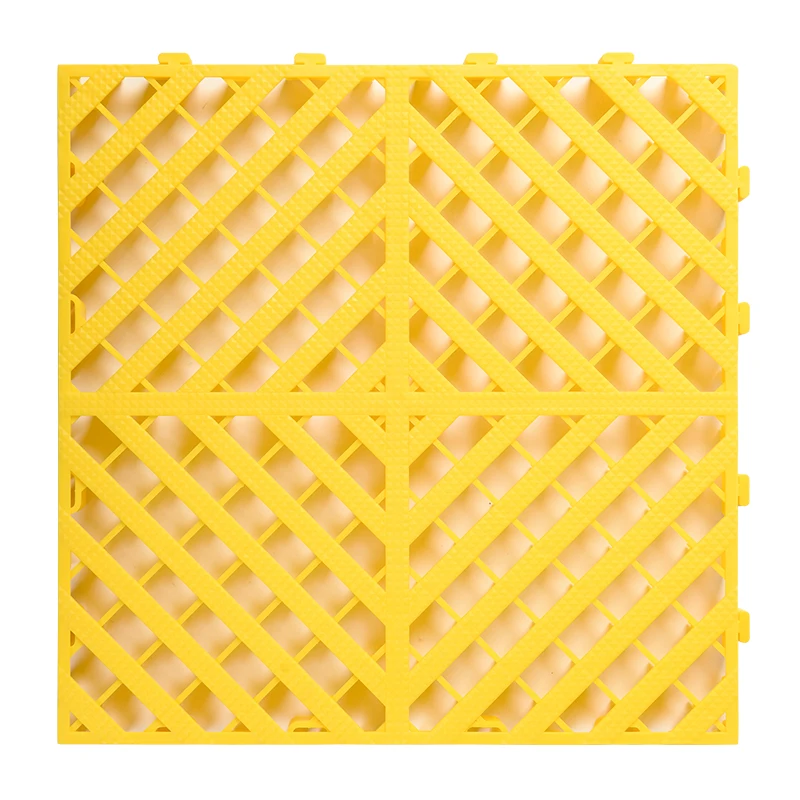 Hot Sale Durable Plastic Tiles For Garage China Slippers Modular Plastic PVC Tiles Garage