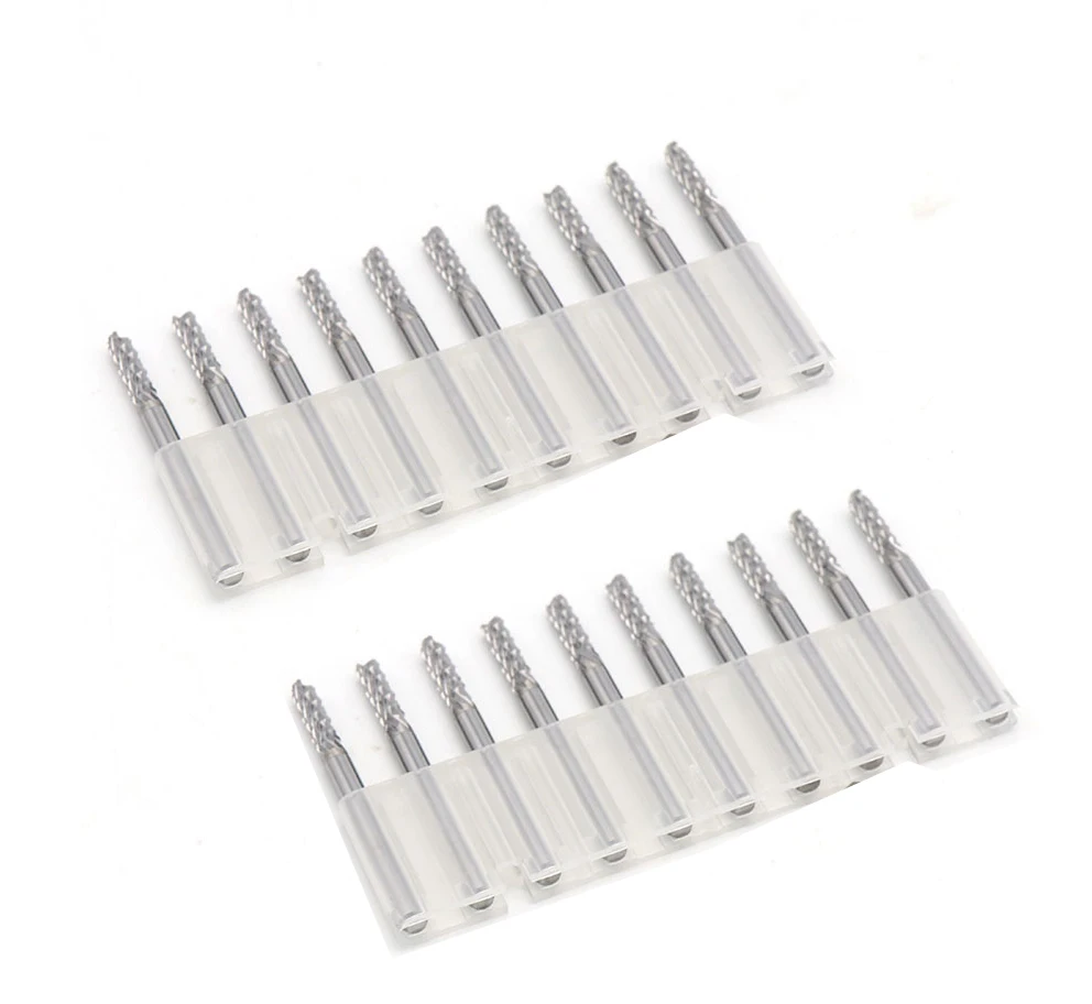 pcb slot drill bits / pcb router bit  pcb machinery Solid Carbide End Mill Cnc Milling Cutters